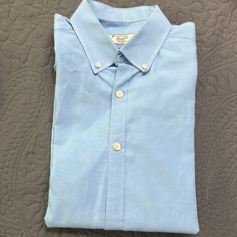 Men’s Penguin button down shirt light blue
